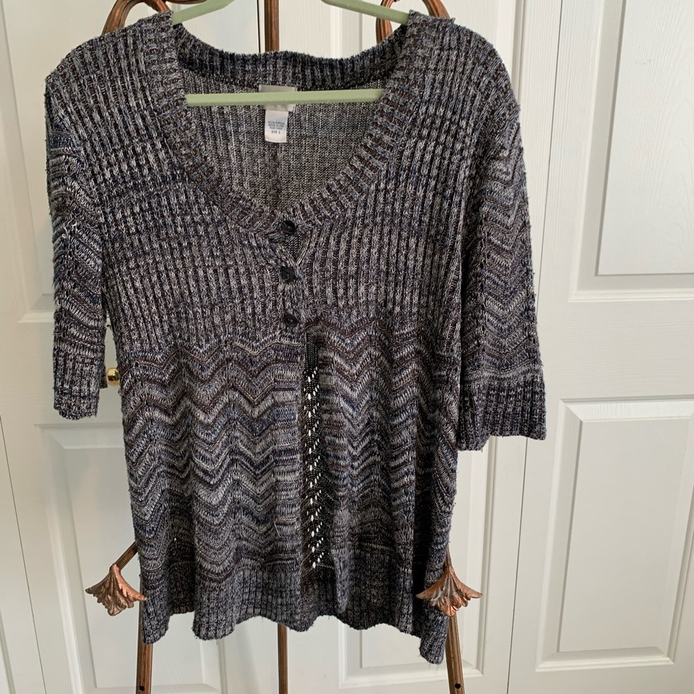 - Chico’s open front sweater Top